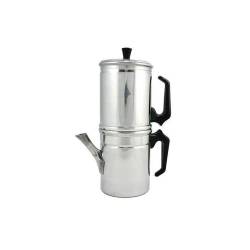 Neapolitanische Aluminium-Kaffeemaschine für 1-2 Tassen