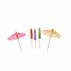 Indonesia wooden umbrella stick assorted colors cm 9.5