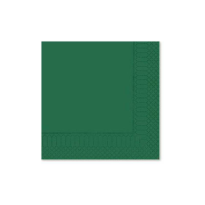 Forest green 2-ply cellulose napkin cm 24x24