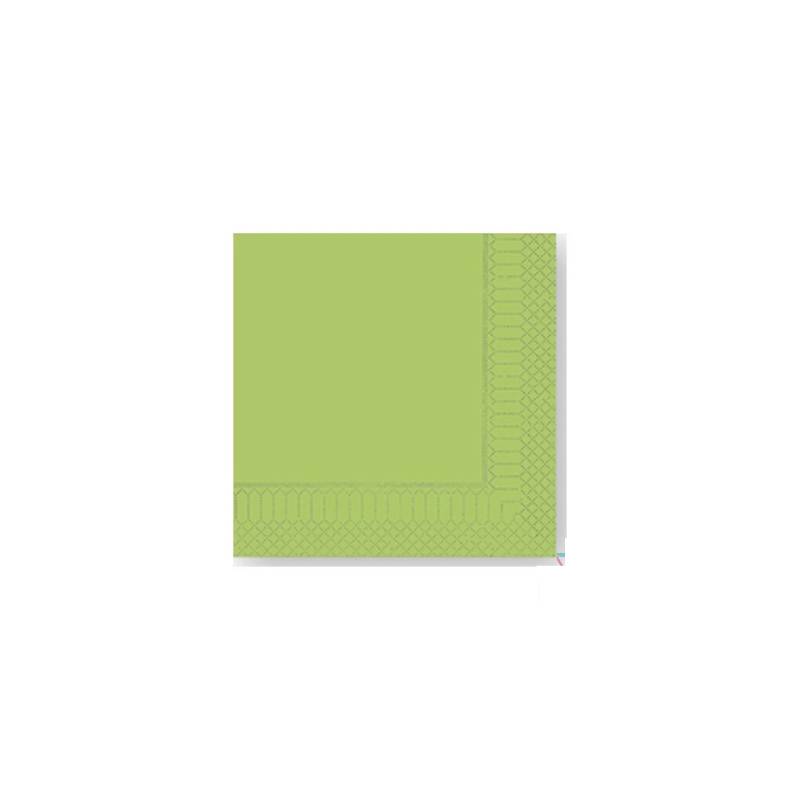 Apple green 2-ply cellulose napkin cm 24x24