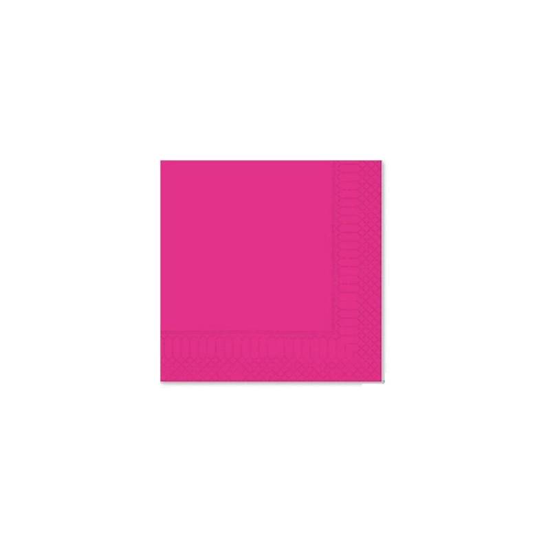 Zellstoffserviette 2lagig cm 33 x 33 fuchsia