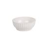 White plastic ribs salad bowl 6.30 inch