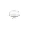 Palladio Borgonovo glass cake stand with dome cm 31