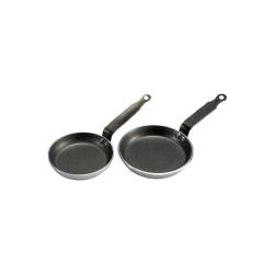 De Buyer Blinis Bratpfanne aus Aluminium mit Antihaftbeschichtung 14 cm