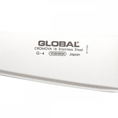 Coltello cucina orientale Global in acciaio inox cm 18