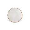 Mediterraneo Novità Home flat plate in white ceramic cm 20