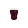 Duni Kaffee Quick Tee Glas in braunem Papier cl 24