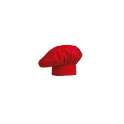 Egochef klassische Kochmütze Polyester Baumwolle rot