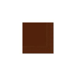 Chocolate brown 2-ply cellulose napkin cm 24x24