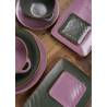 Mediterraneo Novità Home green colored ceramic flat plate 27.5 cm