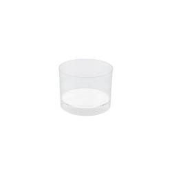 Transparent ps runde Tasse cl 6