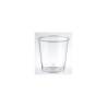 Kristall ISAP Polystyrol Einwegbecher breiter Boden transparent cl 30