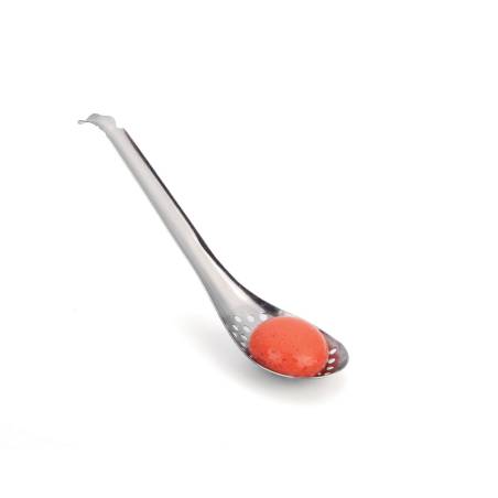 Lotus perforated 100% Chef steel spoon cm 17