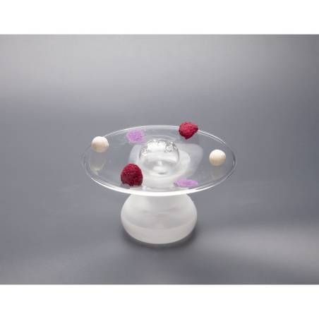 Ovni 100% Chef glass presentation tray 23 cm