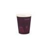 Kaffee Quick Cappuccino Glas in braunem Papier cl 35