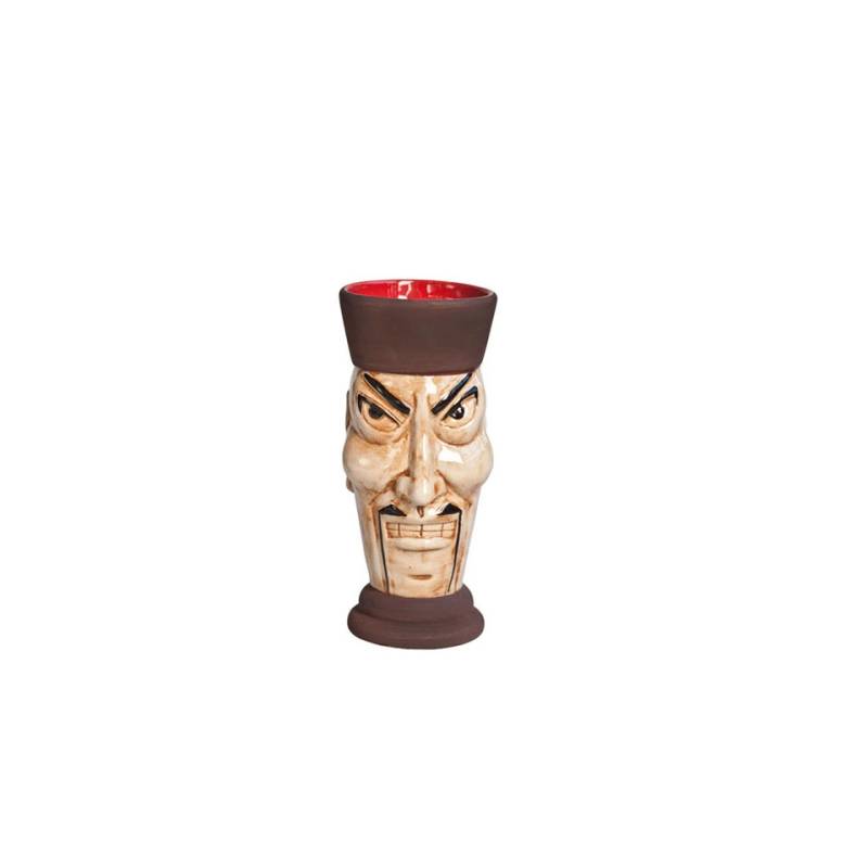 Tiki-Becher Fu Manchu Keramik 360ml beige/braun