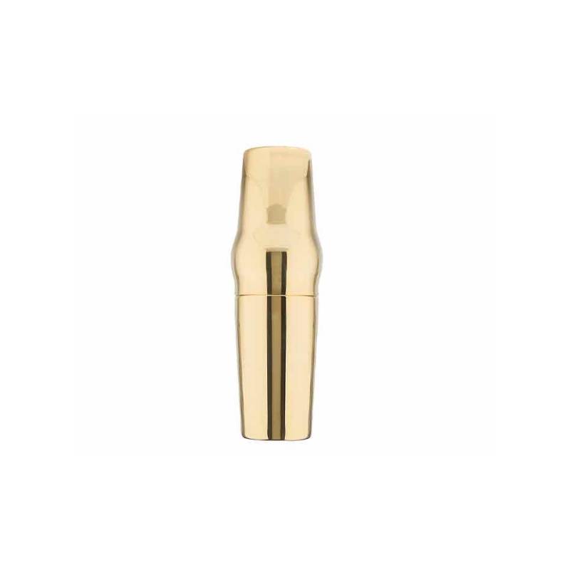 Shaker 2 pcs convex stainless steel gold color cl 70