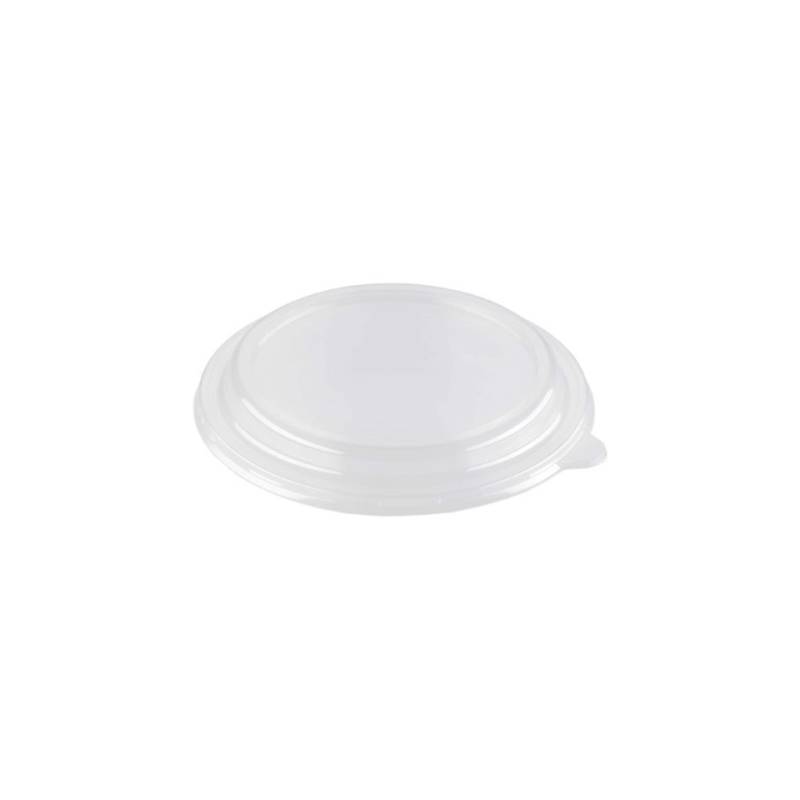 Transparent pet disposable lid for Duni salad bowl white cm 19