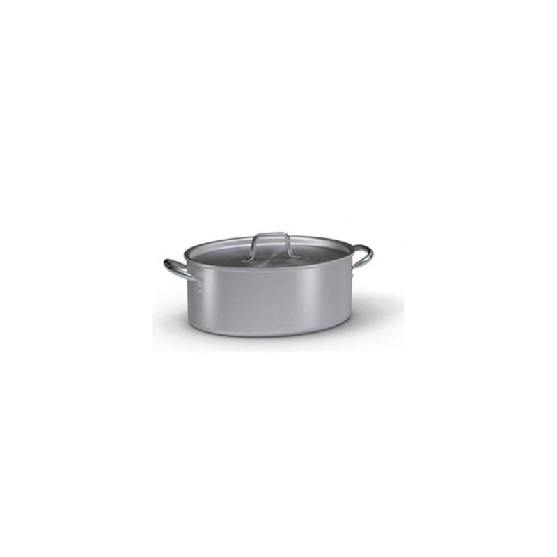 Ballarini oval casserole, aluminum with lid cm 32