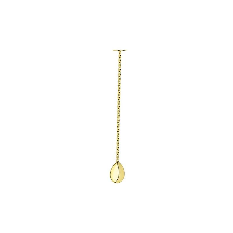 Stirrer mixer spoon with pestle Urban Bar gold color cm 27