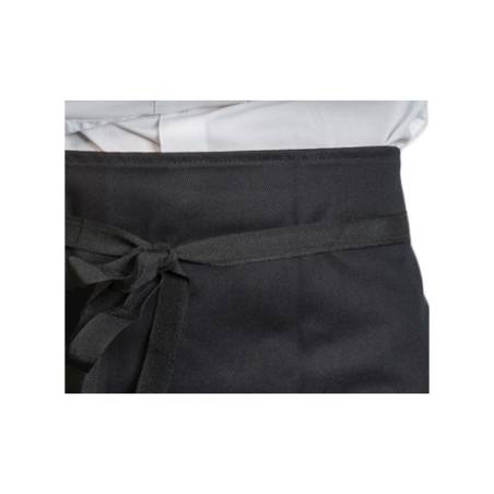 Black herringbone pocket apron cm 75x60