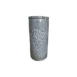 Tiki Becher Samurai blau Porzellan cl 56