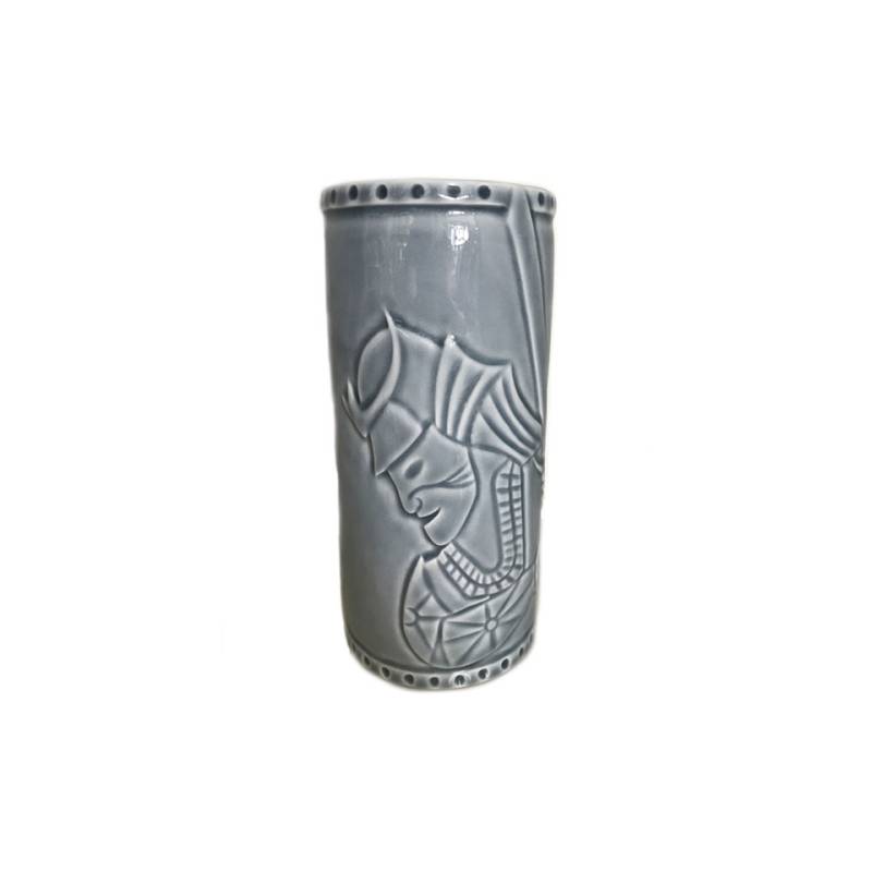 Tiki Becher Samurai blau Porzellan cl 56