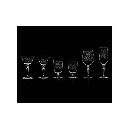 Astoria Wermut Martini Becher mit Glas Dekoration cl 13