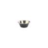 Ramekin schwarz emaillierter Edelstahlbecher 6 cm