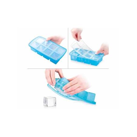 Stampo ghiaccio cubetti XXL in silicone cm 25X12,5