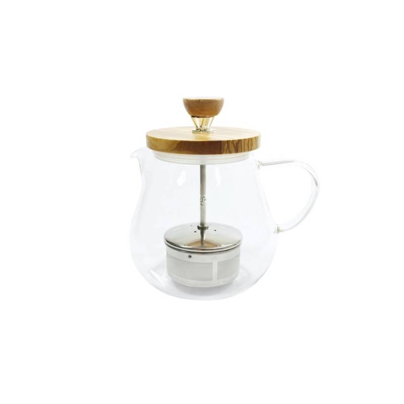 Teaor Hario glass and wood tea pot with filter cl 70