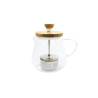 Teaor Hario glass and wood tea pot with filter cl 70