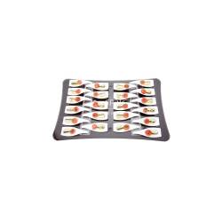 Gastro 100% Chef schwarz Plexiglas Tablett cm 53x32,5