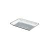 Rectangular galvanized stainless steel tray cm 20x14