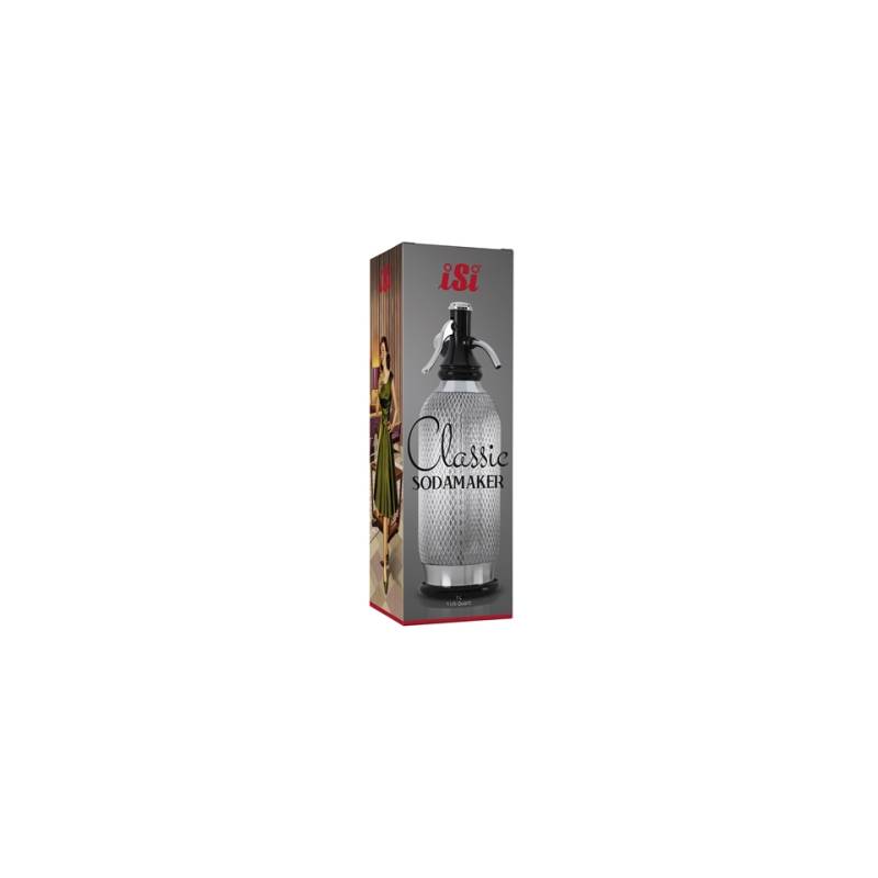 Soda Classic iSi Siphon mit Edelstahlnetz lt 1