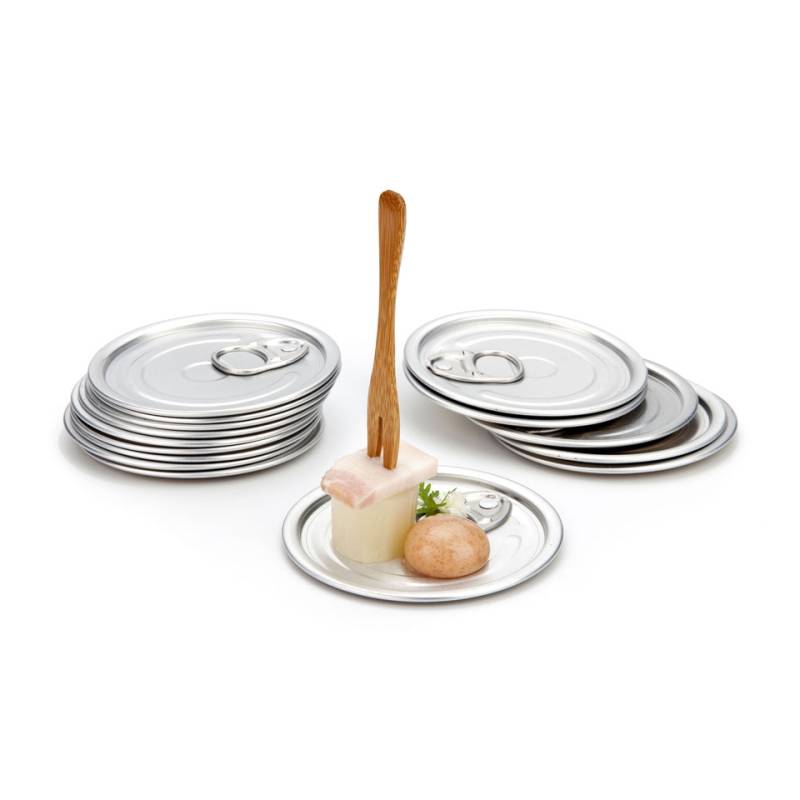 Tapa 100% Chef Aluminium Untertassen 8 cm