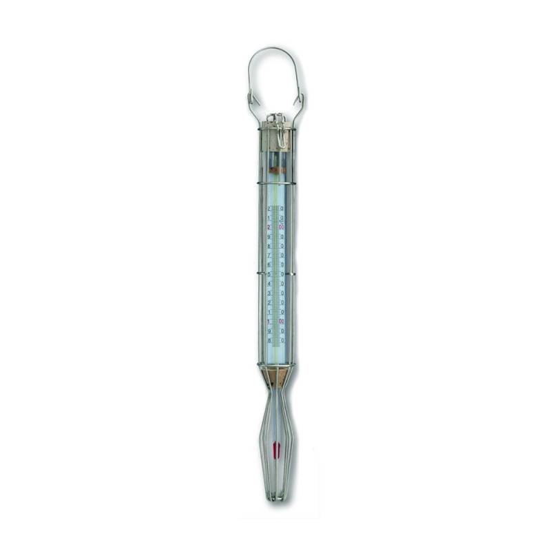 Glas-Zuckerthermometer +80°C +220°C