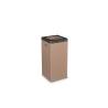 Eco cardboard wastepaper bin with steel ring cm 80x38