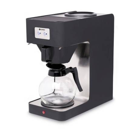 Profiline Hendi coffee machine in stainless steel and black polypropylene lt 1.8