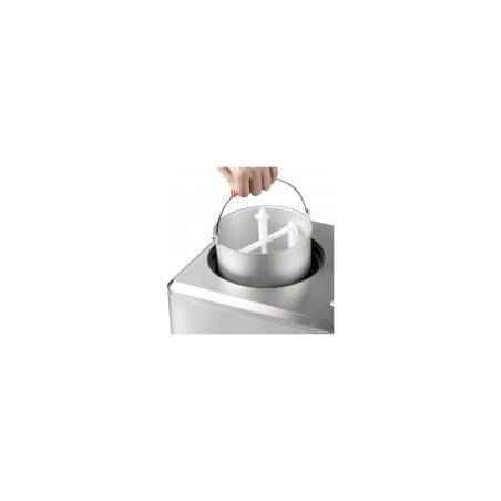 Macchina per sorbetto e gelato Domo Pro in acciaio inox lt 2