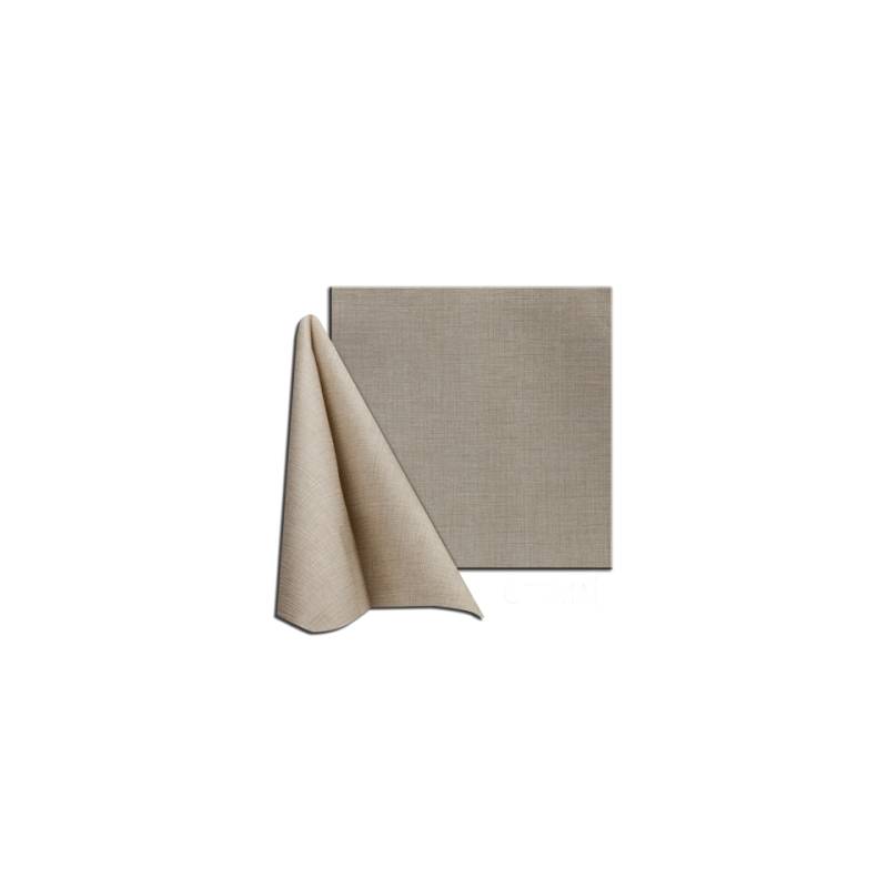 Einfache Serviette aus taubengrauem Zellstoff cm 40x40