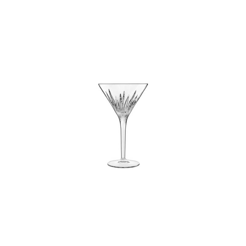 Mixology Martini Becher Luigi Bormioli in dekoriertem Glas cl 21,5