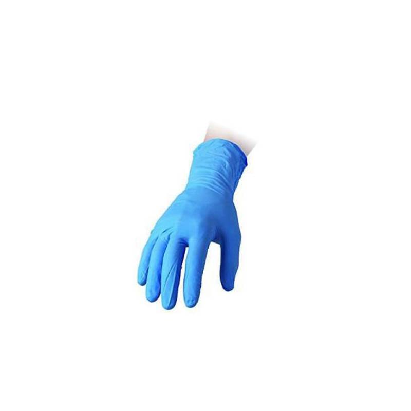 Reflexx powder-free nitrile gloves light blue size L