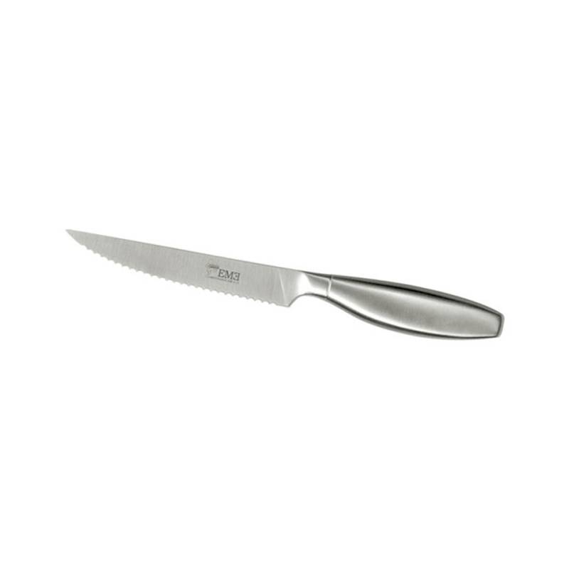 Touch Me Steakmesser mit Wellenschliff aus Edelstahl 12 cm