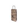 Bacchus dekoriert Papier Flasche Tasche cm 18x10x39