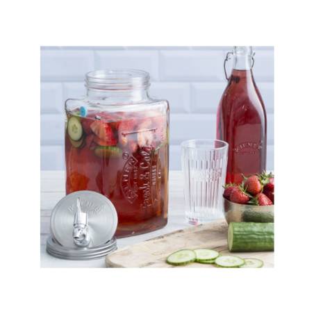 Dispenser Glass Fridge Kilner con rubinetto lt 3