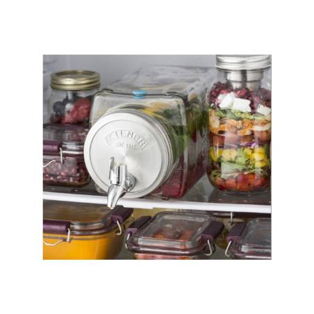 Dispenser Glass Fridge Kilner con rubinetto lt 3