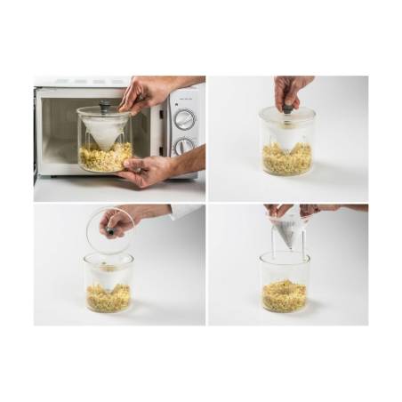 Kit distillazione per microonde 100% Chef in vetro borosilicato