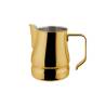 Gold lacquered stainless steel Evolution milk jug cl 75