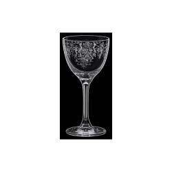 Nick & Nora Vintage Rona Becher in dekoriertem Glas cl 16